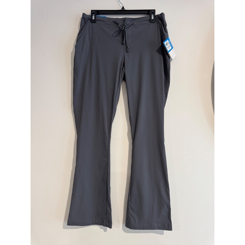 Columbia Sonora Pass Pant Womens 8 Regular Grey Straight Leg Active Fit